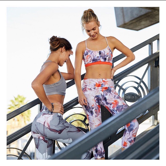 Orange and Purple Fabletics Leggings - Picture 5 of 5